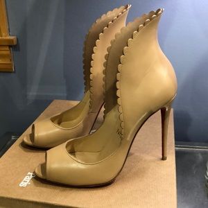 Christian Louboutin Pijonina 100 Kid - nude